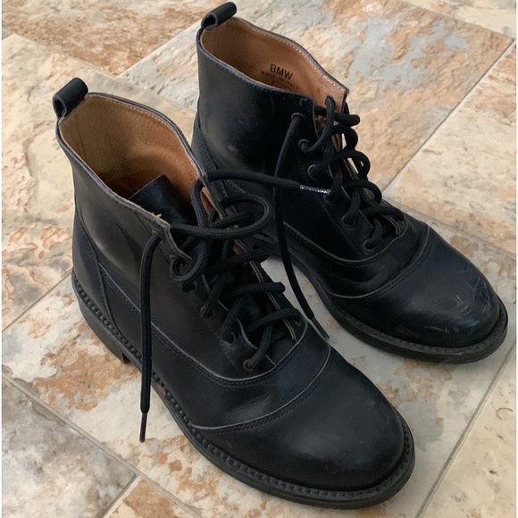 RARE VTG. 1978 BMW ECHT LEDER Motorcycle Riding Ankle Boots - Made in Italy - Picture 12 of 12